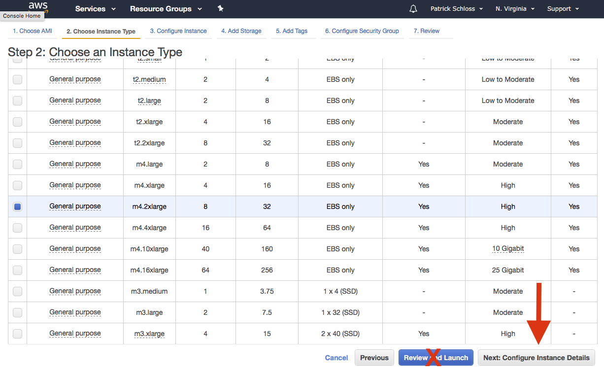 :scale Selecting AMI Instance, 70%